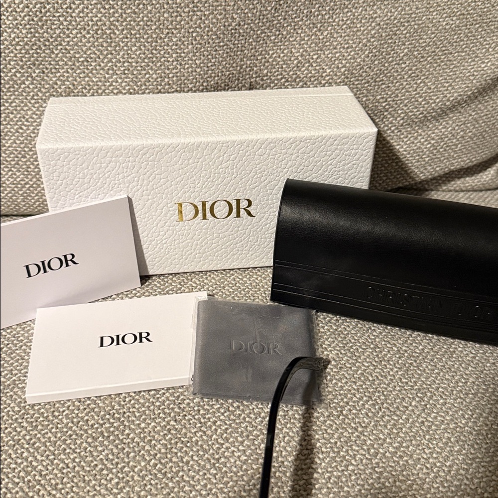 Dior Signature Square Authentic Oversize Black Sunglasses Full inclusion - Picture 12 of 15